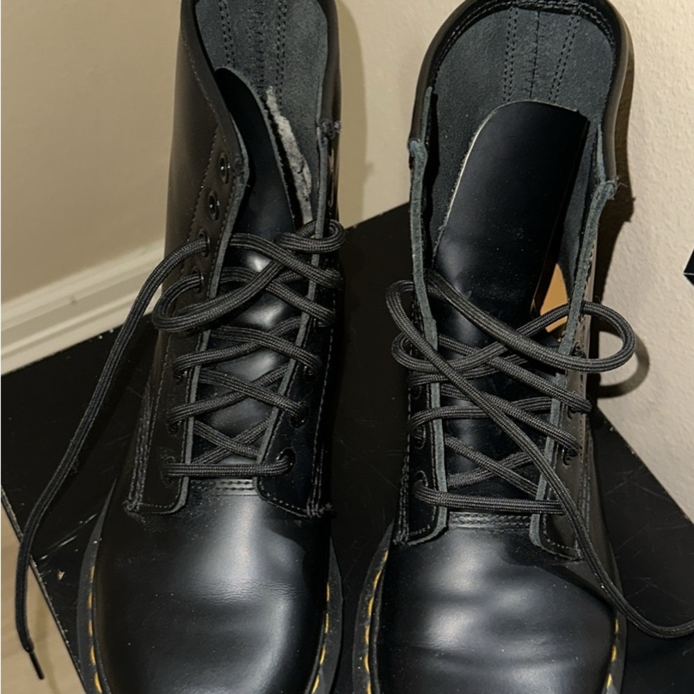 Dr. Martens Black Lace-Up Boots